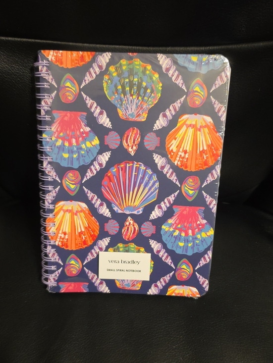 Vera Bradley Other - Vera Bradley Multicolor Shell Spiral Notebook on Navy